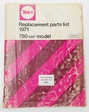 1971 BSA 750cc Liste De