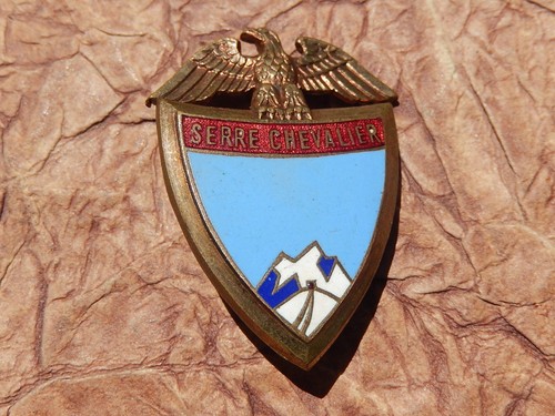 Insigne ski email serre - email,