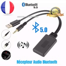 KIT ADAPTATEUR BLUETOOTH VOITURE★ UNIVERSEL SANS FIL✅ USB AUXILIAIRE AUDIO ++