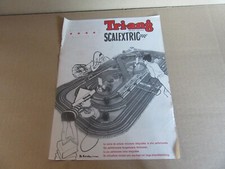 340O Scalextric Tri-Ang France Feuille Recto Verso 1962 Slot Car Course Circuit