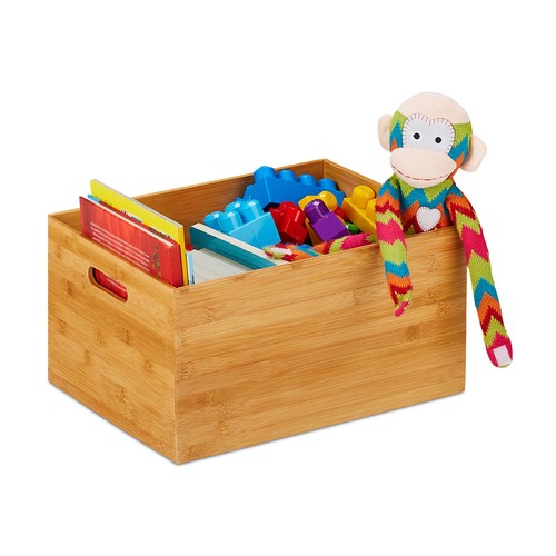 Caisse rangement bambou panier