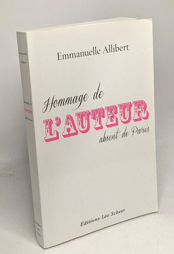 Hommage auteur absent de - hommage,