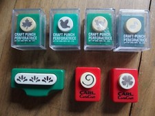 lot de 7 petites perforatrices loisirs créatifs  craft punch-carl MFG +1 embosse