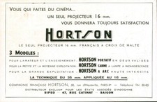 Publicité ancienne Hortson  projecteur Saïgon 1952 issue de  magazine