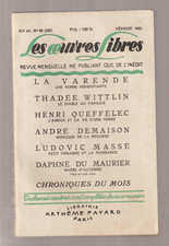 Les oeuvres libres N° 69