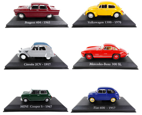 Lot voitures miniatures - de, 6