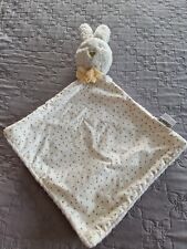 Doudou plat lapin blanc coeurs MATHILDE M - 34412