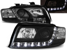 Paire de feux phares Audi A4 00-04 Daylight led noir