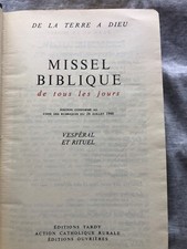 Missel Biblique De Tous Les