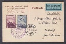 Austria Sc C32, C39 on 1936