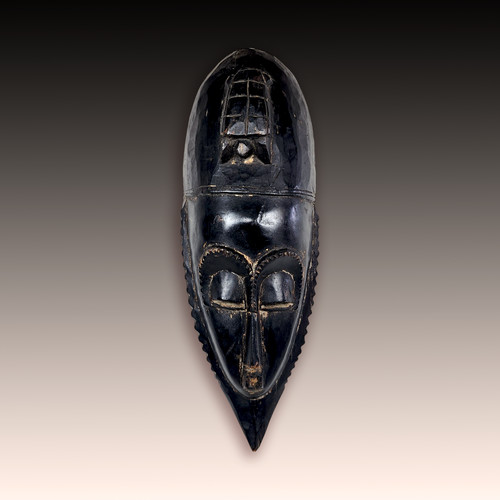 Masque africain bois sculpté - masque,