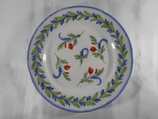 ( 801 )  TRÈS BELLE ASSIETTE EN FAÏENCE DE WALY XIX ème ? A IDENTIFIER
