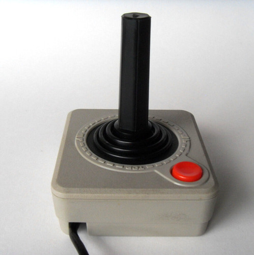 Ancien joystick atari blanc - atari,