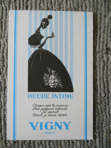 Carte parfumee ancienne heure - parfumee, ancienne"heure