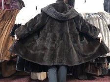 Manteau vison velours - manteau, en