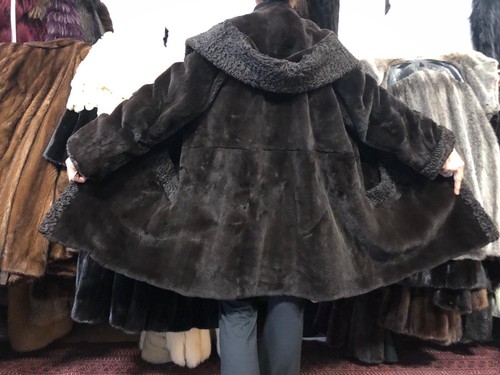 Manteau vison velours - en,