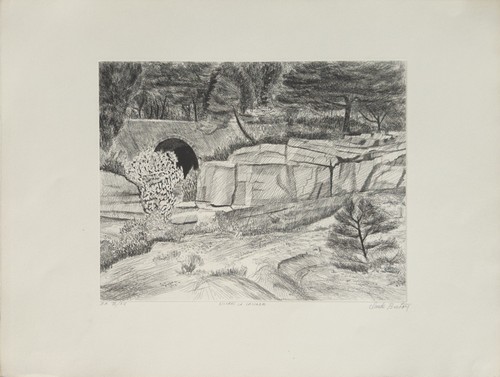 Claude breton gravure - claude,