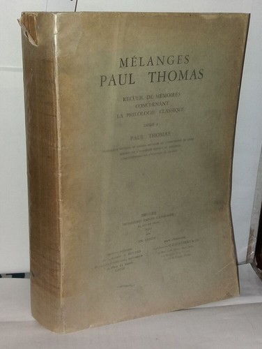 Mélanges paul thomas recueil - mélanges,