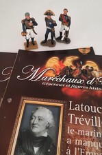 Lot De 3 Soldats En Plomb  HACHETTE Maréchaux D'empire N°119,117,116