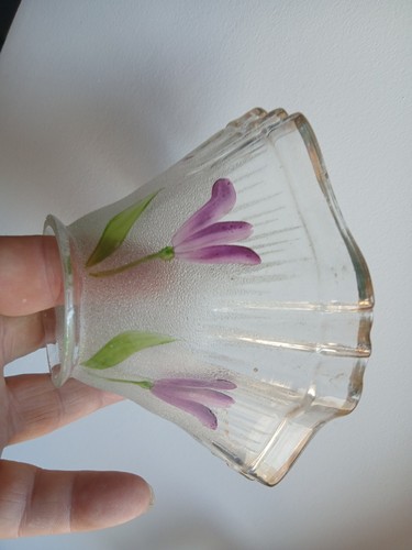 Tulipe lampe petrole emaille - tulipe,