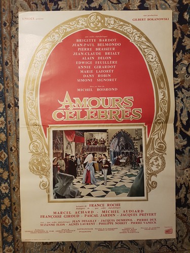Affiche 1961 amours celebres - 1961,