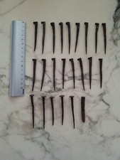 22 Anciens CLOUS en  Fer Forgé 6,5 cm Pour Restaurations à l'ancienne. 