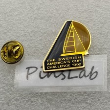 Pin's-BATEAU-SWEDISH AMERICA'S CUP CHALLENGE 1992-Voilier-P4O7