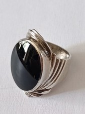 Bague Argent Massif & Pierre à Identifier Taille 54 - 10,2 g Bijoux