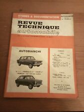 REVUE AUTOMOBILE TECHNIQUE VOITURE AUTOBIANCHI A111  PRIMULA 65 C COUPE S