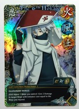Carte Naruto CCG Collectible Card Game 174 Foil neuf  The 6 Th hokage