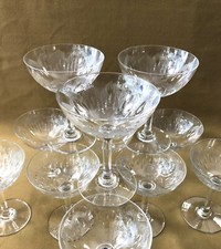 1 coupe à champagne en cristal taillé BACCARAT modèle RONSARD 12,3 cm no Molière