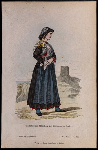 1880ca jeune italienne - 1880ca,