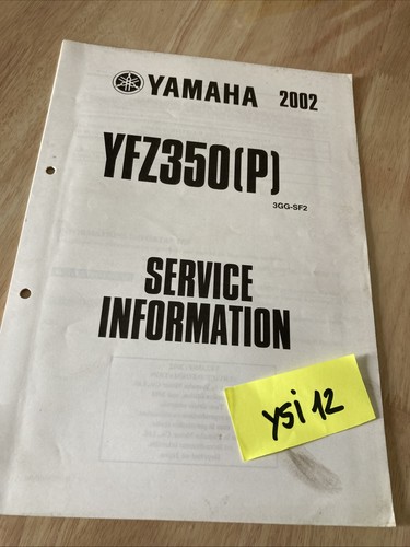 Yamaha yfz350 2002 - 2002, 350