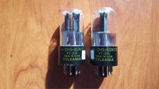 ## TUBES NOS SYLVANIA 1940's VT-231 JAN- CHS 6SN7GT ##
