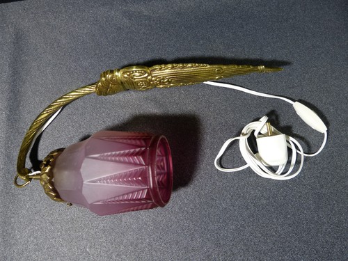 Lampe applique bronze - en,