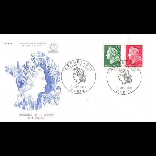 Fdc 663 la république - -,