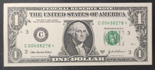 Rare USA Star Note Billet de 1