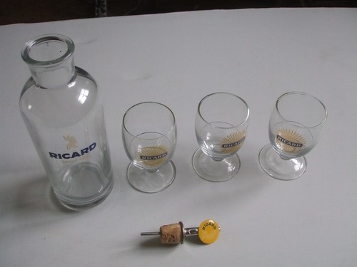 Lot ricard carafe verres - lot,