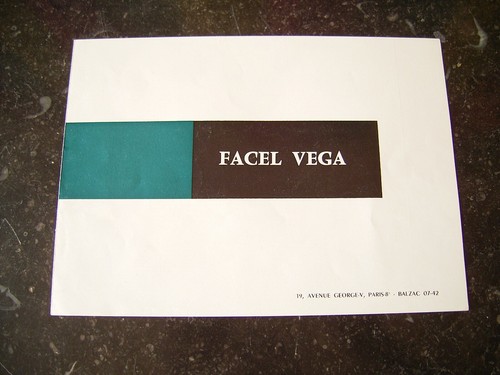 Catalogue facel vega 500 et - catalogue,
