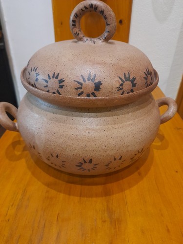 Soupière grès artisanale - en,