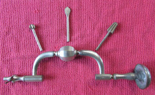 Ancien Vilebrequin Trépanation médicale signé COLLIN FRANCE +  1 Trépan GENTILE