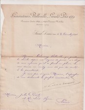 3 Décembre 1896. Lettre