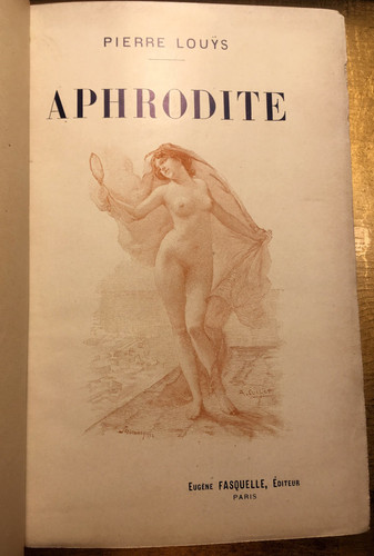 1922 pierre louys aphrodite - 1922,