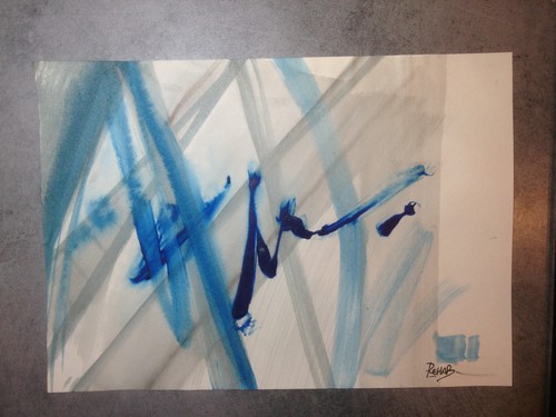 Peinture signée art - -,