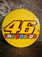 Plaque émaillée Moto Gp Valentino Rossi VR 46