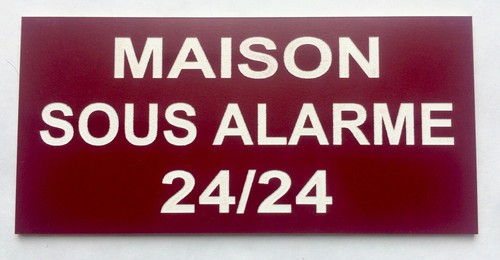 Plaque panneau maison - panneau, sous