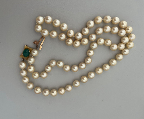5681 collier sautoir perles - collier,
