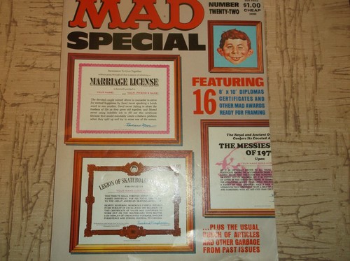 Vintage humor magazine - vintage, mad