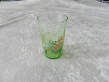 RARE ancien verre à facette