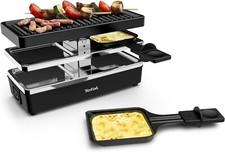 Tefal Appareil À Raclette Grill, 2 Personnes, Format Modulable, Prise Intégrée